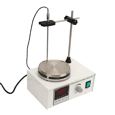 Magnetic Stirrer Constant Temperature Heating Hot Plate Mixer Lab Stirrers (US Plug 110V)