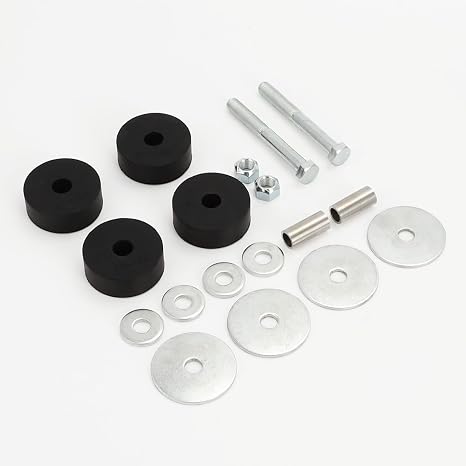 Radiator Support Frame Bolt-Pad Kit for Ford F100 F150 F250 2WD Pickup C4TZ-8125-S F-Serie 1965-1979