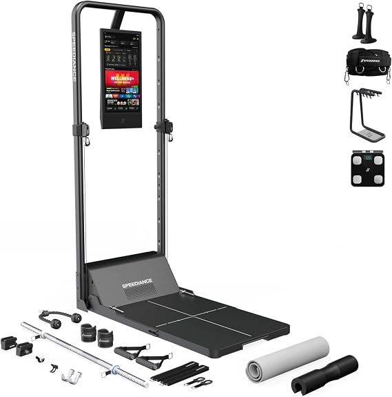 Speediance Gym Monster 2S & Skiing Handles 2 & Weight Lifting Belt & Gym Accessories Organizer & Smart Body Fat Scale Bundle