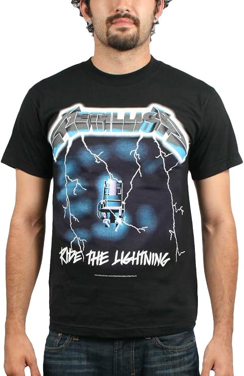 Bravado Men's Metallica- Ride Lightning T-Shirt