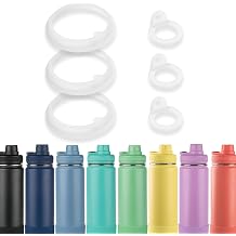 BOSORIO 3 Sets Gaskets Compatible with TAKEYA Actives 18oz 22oz 24oz 32oz 40oz Water Bottle, Replacement Rubber Seal Part for Spout Lid(Not for TAKEYA Originals)