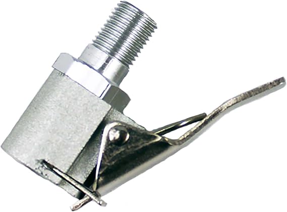 Prestacycle Automotive Quick-Clip Schrader Head - Nickel-Plated 6061-T6 Alloy, Quick & Accurate Seal, Lightweight, Durable, Ideal for Vehicle Tires, Low-Profile Rims, Bicycles, Trucks & SUVs