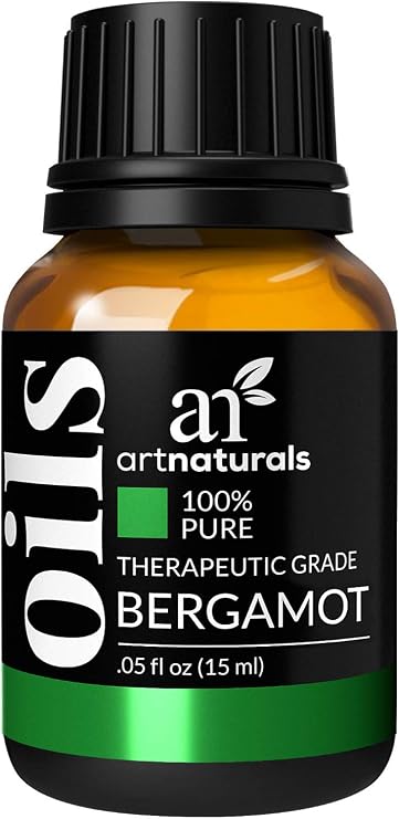 artnaturals 100% Pure Bergamot Essential Oil - (.5 Fl Oz / 15ml) - Undilued Therapeutic Grade Citrus Fragrance- Refresh - for Diffuser Hair Skin