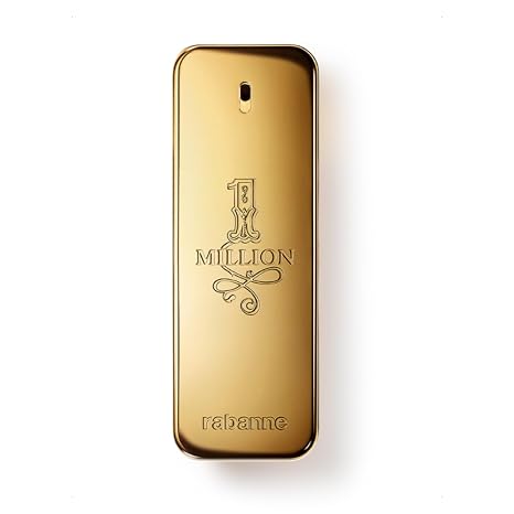 Rabanne 1 Million Eau de Toilette - Long Lasting Designer Fragrance for Men with Mandarin, Cinnamon & Amber - Luxury Men's Perfume Spray