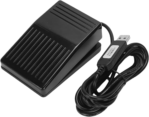 USB Foot Pedal Switch, Singal Pedal Footswitch Game Macro Control, for Keyboard Mouse PC Laptop