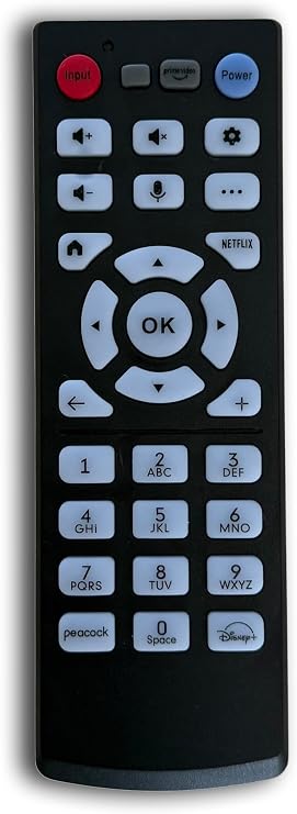 Replacement Remote Control for Pioneer Xumo Smart TV PN55-751-24U PN65-751-24U CP-RC1NA-23 PN43-751-24U PN50-751-24U for Hisense X UHD LED XClass TV 43A6GX 50A6G (No Voice)