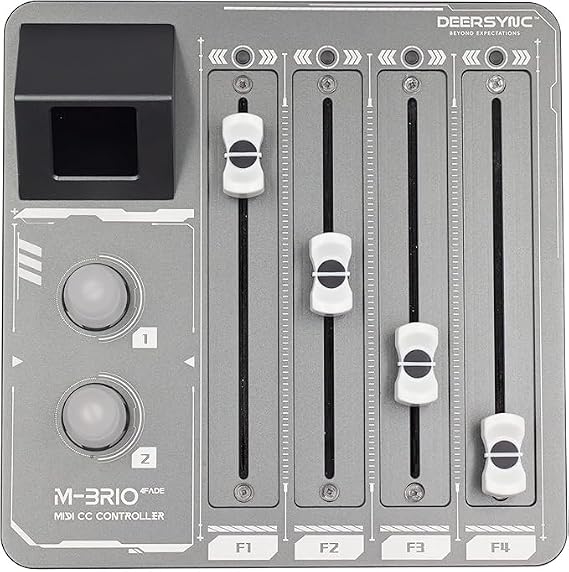 M-BRIO-4FADE 4-Fader MIDI CC Controller