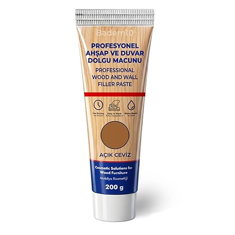 Wood Parquet Repair Paste Outdoor Walnut Furniture Filler Crack Scratch Remover 200 Gr Paste