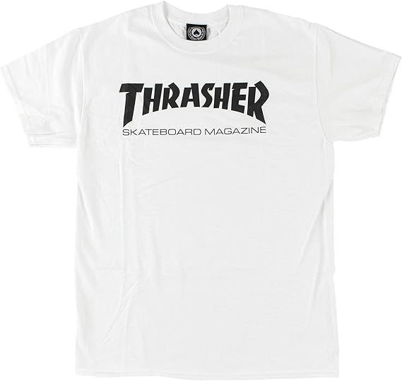 Thrasher Skate Mag Short Sleeve XL-White/Black T-Shirt