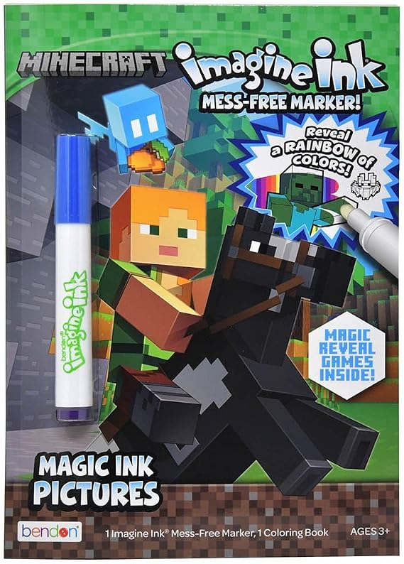 Imagine Ink Minecraft Coloring Book