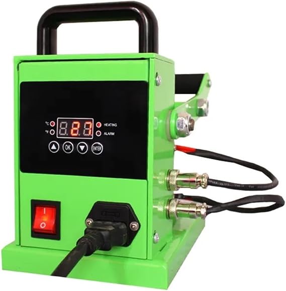 Auto Heat Press Machine AP2005 Mini Dual Plates Hand Manual Rosin Heat Press Machine, 2.4 * 3.6 Inch 500W Heating Press Plates Portable Oil Wax Extracting for Sublimation, T Shirt Pressing Machine