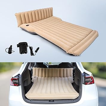 for Tesla Model Y All Version (2020-2026) Model 3 Model S Model X 5 Seats air Mattress Universal SUV MPV Car Air Bed for Camping Outdoor Home
