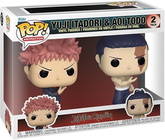 Funko POP! Animation: Jujutsu Kaisen (JJK) 2 Pack - Yuji Itadori & Todo