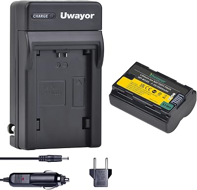 NP-W235 Battery and Travel Charger Set for Fujifilm X-T4, XT-5, X-H2S, X-S20, GFX 50S II, GFX 100II, GFX 100S, VG-XT4 Cameras