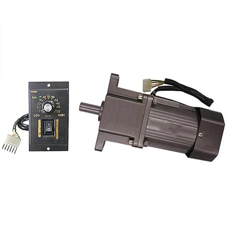 1pcs 90W 90x90mm Frame Speed Control Gear Motor 220V AC Single Phase 5IK90RGU-CF Speed Adjustable Speed Regulator Motor torque reduction(36K 39rpm)