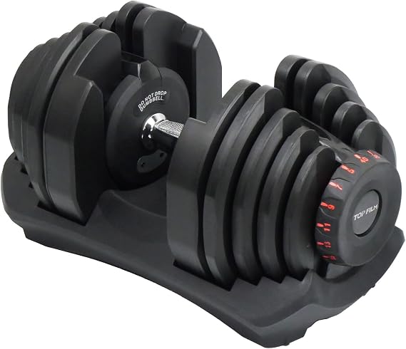 Adjustable Dumbbell 24kg 15-step adjustment 40kg 17-step adjustmentQuick Dumbbell Adjustable Dumbbell Muscle Training Weight Display 2-second Weight Change Diet Compact Space-saving