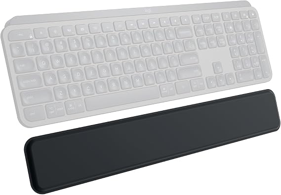 Logitech MX Palm rest (for MX Keys Anti slip premium material for comfort during long hours typing) Black