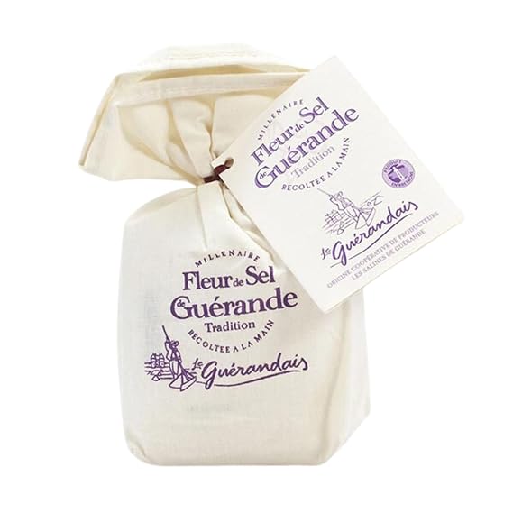 Le Guerandais Fleur De Sel De Guerande Linen Bag 4.4 oz by Le Guerandais