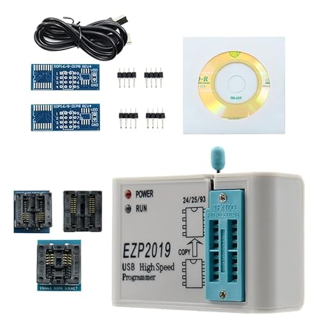 EZP2019 High Speed BIOS Programmer Socket For Quick EPROM Data Writing And Chip Detection Innovation Read EN25T80 As Long As Three Seconds EZP2019 High Speed USB SPI Programmer Socket