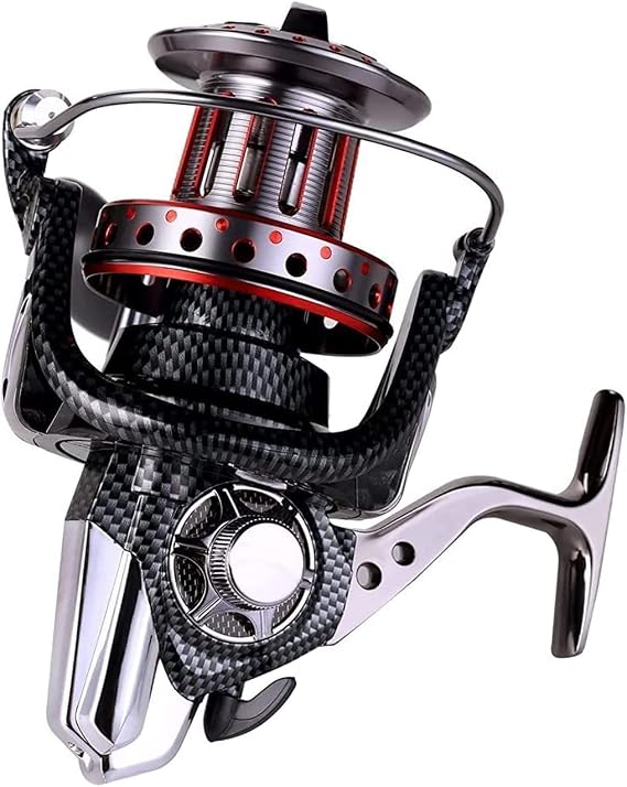 Fishdrops Surf Spinning Reels, Saltwater Fishing Reels, Metal Frame 22 LBs Max Drag, 10+1/12+1 Stainless BB Ultra Smooth Powerful with CNC Aluminum Spool Spinning Reels
