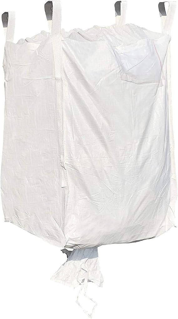 Sandbaggy FIBC Bulk Bag | 35" L x 35" W x 50 Inch Height | Large Sandbags | Industrial Grade Bag Holds Up to 3000 LBS or 45 Cubic Ft. | FDA Compliant | UV Protected (Pack of 1)