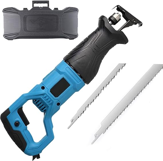 Bone Electric Professional Butcher Bone Saw, 900W/1050W/1300W Meat Saw Machine For Commercial And Household, Powerful Electric Hand Saw Meat Cutter Machine Kit, 1PC Carrying Box, Blue-900W
