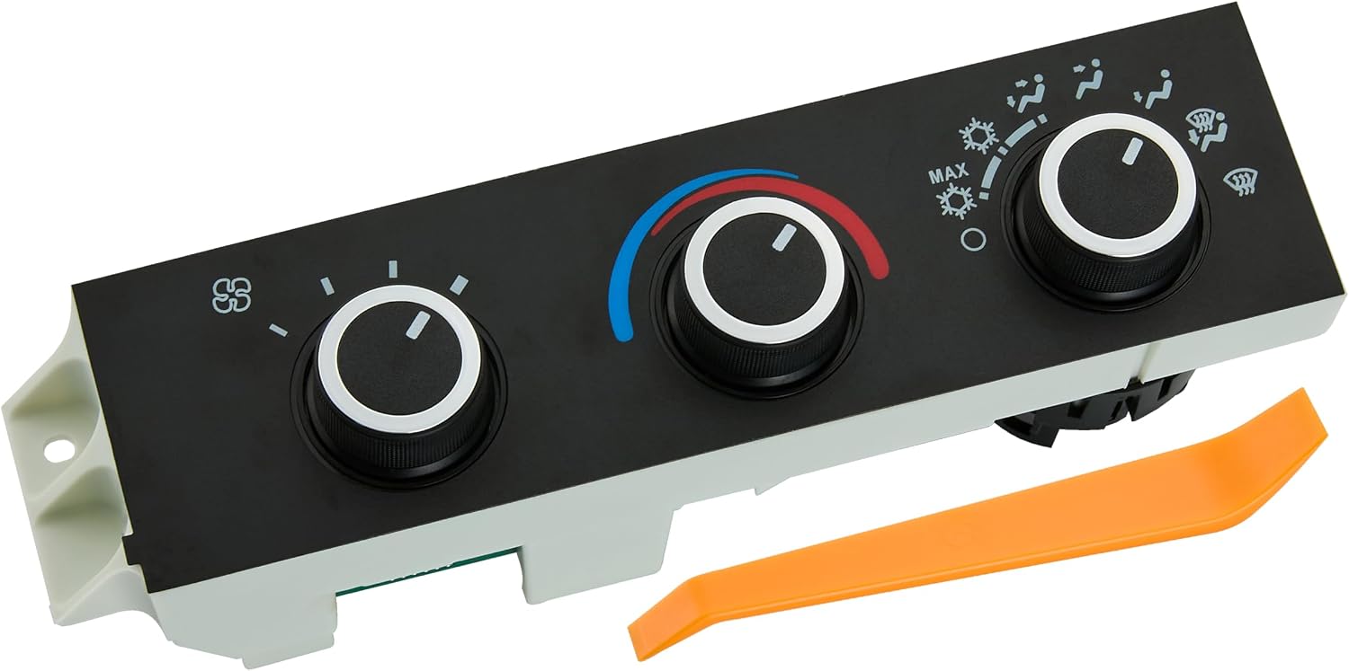 AC Heater Climate Control Panel Module Fits for Chevrolet Astro C4500 C5500 Express.Fits for GMC Safari C7500 C4500 C5500 Savana.Replace# 15073274 1574772 8428895.with Front Windshield Defogg
