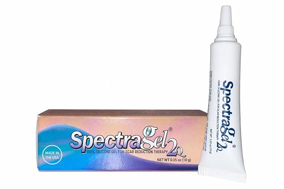 2Q Silicone Scar Gel - Lighter Formula Intended for Facial Scars - Effective in Reducing the Appearance of Scars - 10 Gram Tube