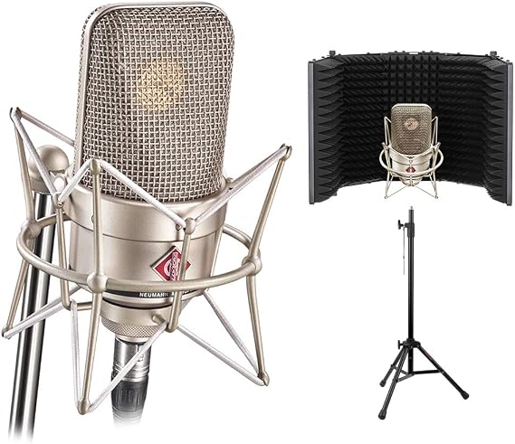 Neumann TLM 49 Cardioid Studio Condenser Microphone Bundle with Reflection Filter & Mic Stand