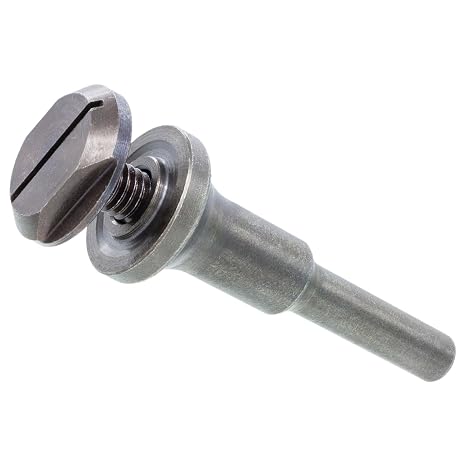 TJR Mounting Mandrel for Cut-Off Wheels - Versatile 3/8-inch Arbor Hole and 14-inch Stem with Dual Locking Options with Screwdriver and Wrench - Die Grinder Arbor