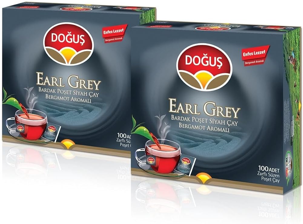 Doğuş Doğuş Earl Gray Glass Bag Tea 100X2G X 2 Pieces