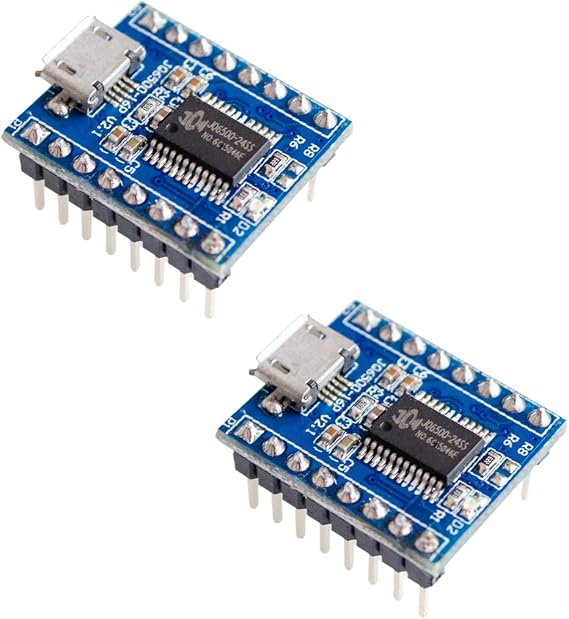 HiLetgo 2pcs JQ6500 Voice Module Sound Module MCU 5 Channel Serial Control MP3 Music Play SPI