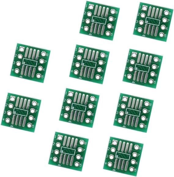 10pcs SOIC-8 to DIP-8 Narrow PCB SMD Adapter to DIP SOP8