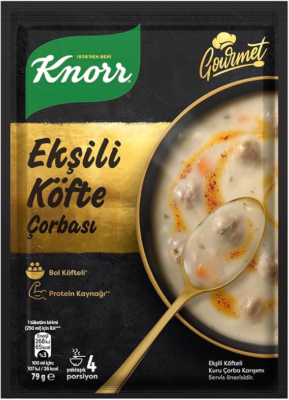 Knorr Gourmet Sour Meatball Soup 79 Gram Single Package
