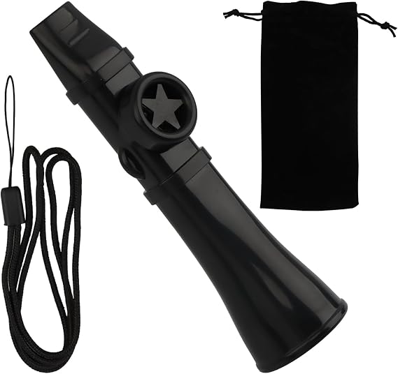 Kazoos Professional Kazoo Instruments Washable, Portable Musical Starter Kit, Easy to Learn Musical Instruments for Guitar, Ukulele, Piano
