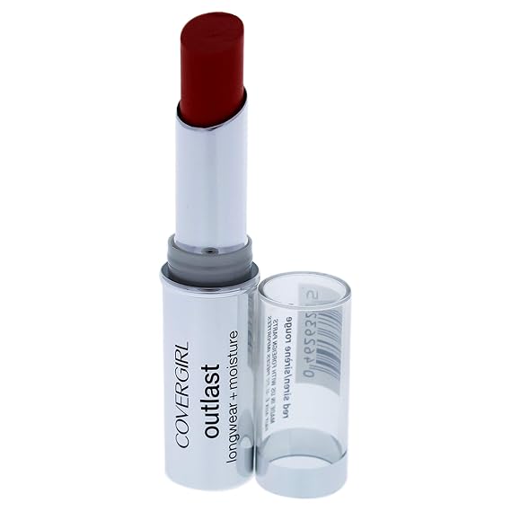 COVERGIRL Outlast Longwear Lipstick Red Siren 915, .12 oz