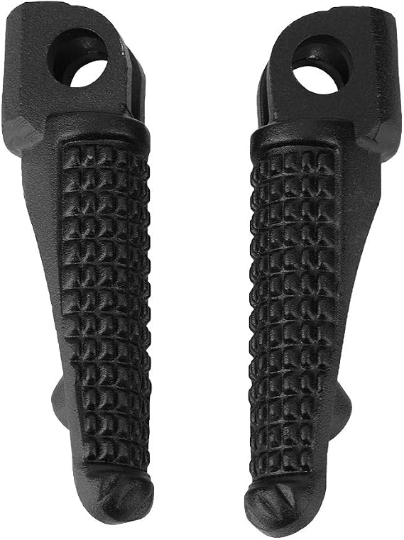 Motorcycle Foot Rest Motorcycle Rubber Foot Pegs 1 Pair Motorcycle Foot Pegs Front for ZX-6R ZX-7R ZX-9R ZX-10R ZX-12R Z1000