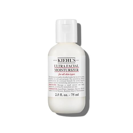 Kiehl's - Ultra Facial Moisturizer, 24-Hour Hydrating Face Cream | Face Moisturizer for Moisture Barrier Replenishment - With Squalane and Glycerin - 24-Hour Hydration & Moisture Surge