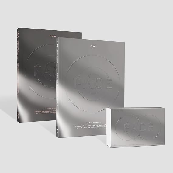 BTS Jimin FACE 1st Solo Album All 3 Version SET CD+PhotoBook+PhotoCard+PostCard+Large PostCard+Wrapping Paper+Booklet+Lyrics Paper+User Guide+QR Card+Writing Note+Tracking Sealed