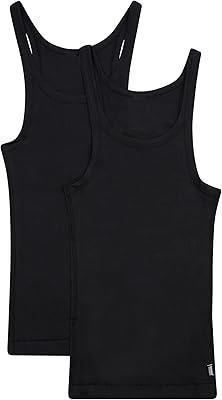 Bonds Womens Soft Chesty Tank Top in Stretchy 100% Cotton Rib for Women, 2-Pack