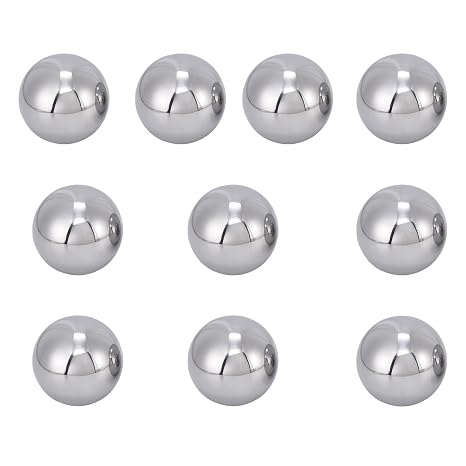 Ten 3/4" Inch Diameter Hardened Chrome Solid Steel Bearing Balls,Vigorous Precision Balls(10 Pieces)