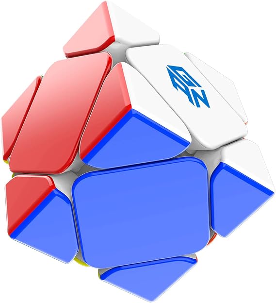 GAN Skewb 32 Magnets UV-Coated, Magnetic Speed Cube Gans Skewb Puzzle Cube Magic Cube Enhanced Version Light-Weight GES Pro 90 Corner Cutting for Children Adult Competition