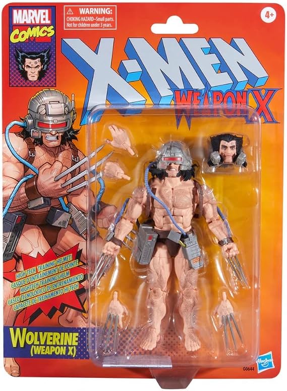 Marvel Legends Retro X-Men Exclusive Wolverine 6-Inch Action Figure (Weapon X)