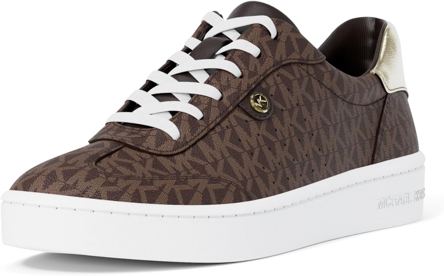 Michael Kors Womens Scotty Lace-Up, Brown Multi, 9.65 Inch