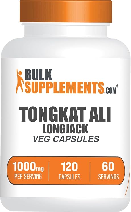 Longjack Extract Capsules - Tongkat Ali Extract, Tongkat Ali Supplement - Vegan-Friendly, 120 Veg Capsules (Pack of 1)