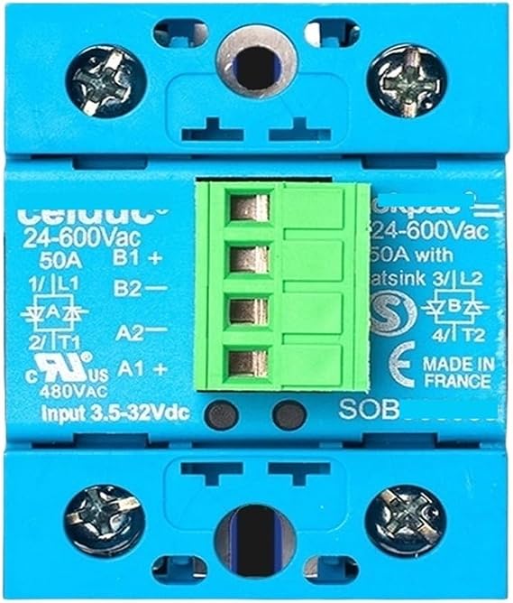 Solid State Relay SOB965660 SSR 2X50A/24-600VAC/2 CTRL 10-30VDC