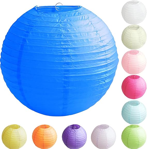 Time to Sparkle Round Tissue Paper Lantern Lampshade