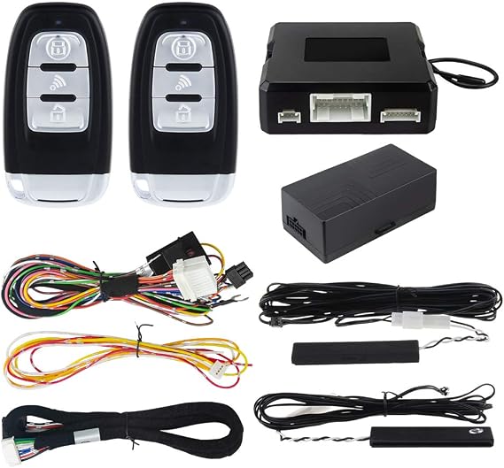 EASYGUARD EC211 Universal pke kit Passive keyless Entry Remote Starter fit for Cars with Factory OEM Push Button Start DC12V