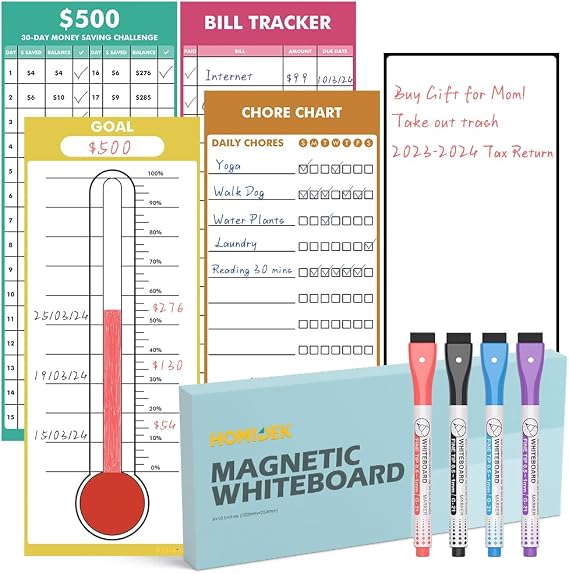 Fundraising Thermometer Goal Tracker Set