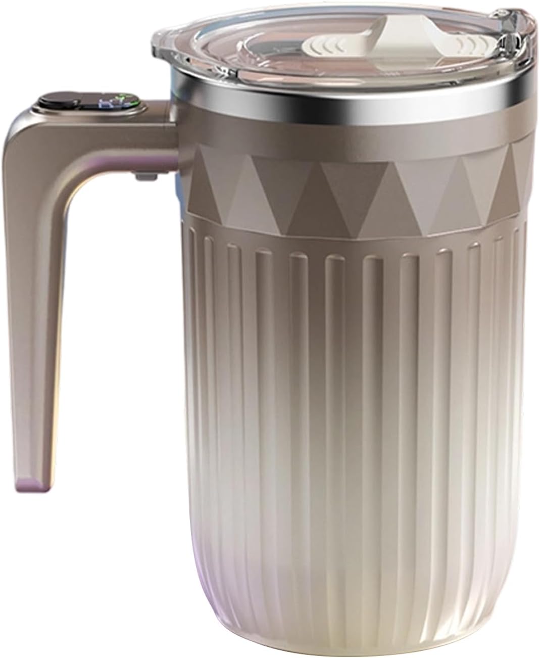 Automatic Magnetic Stirring Coffee Mug - 450ml Heating Mixer Cup - with Detachable Stirrer Rechargeable Self Stirring Coffee Cup | for Milk Cocoa Chocolate Beverages Drink Christmas Birthday